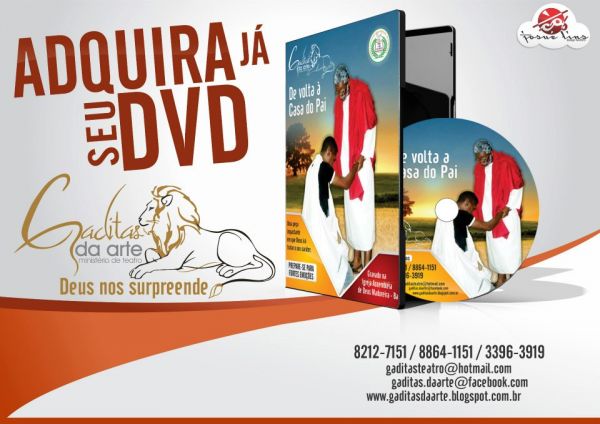 1º DVD GADITAS DA ARTE : DE VOLTA A CASA DO PAI